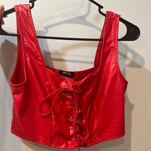 Red reddie top
